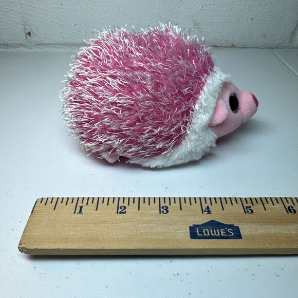 Ty Beanie Boo Pink Mrs Prickly Hedgehog 6 Inch stuffed Animal P13 - Picture 2 of 7